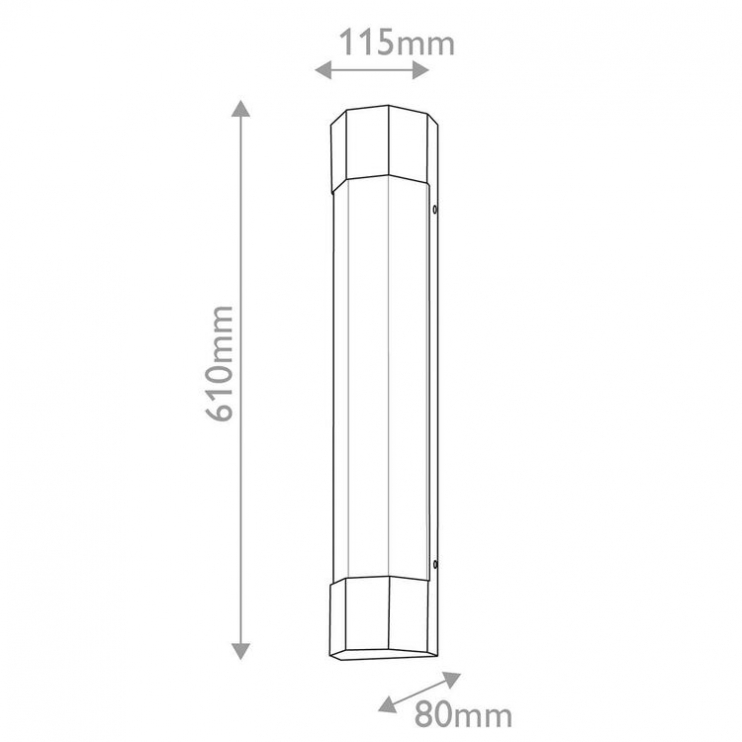 Hinkley Facet QN-FACET-LED3-BK-BATH