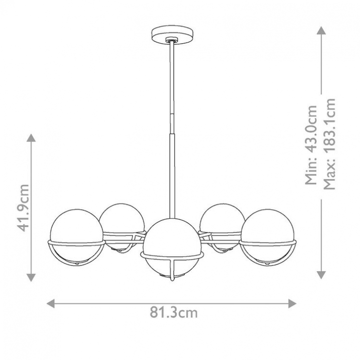 Feiss Apollo FE-APOLLO5-PN