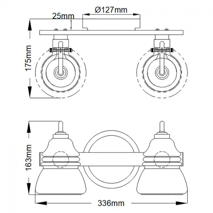 Kichler Talland KL-TALLAND2-PC-BATH