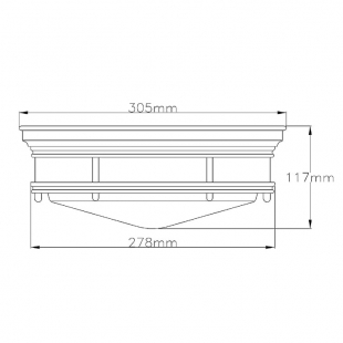 Hinkley Hadrian QN-HADRIAN-FS-BR-OPAL