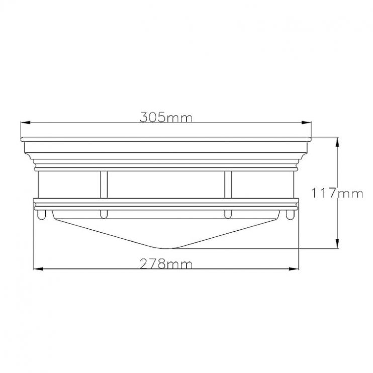 Hinkley Hadrian QN-HADRIAN-FS-CM-CLEAR