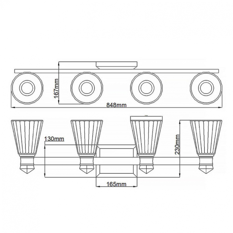 Kichler Kayva QN-KAYVA4-PN