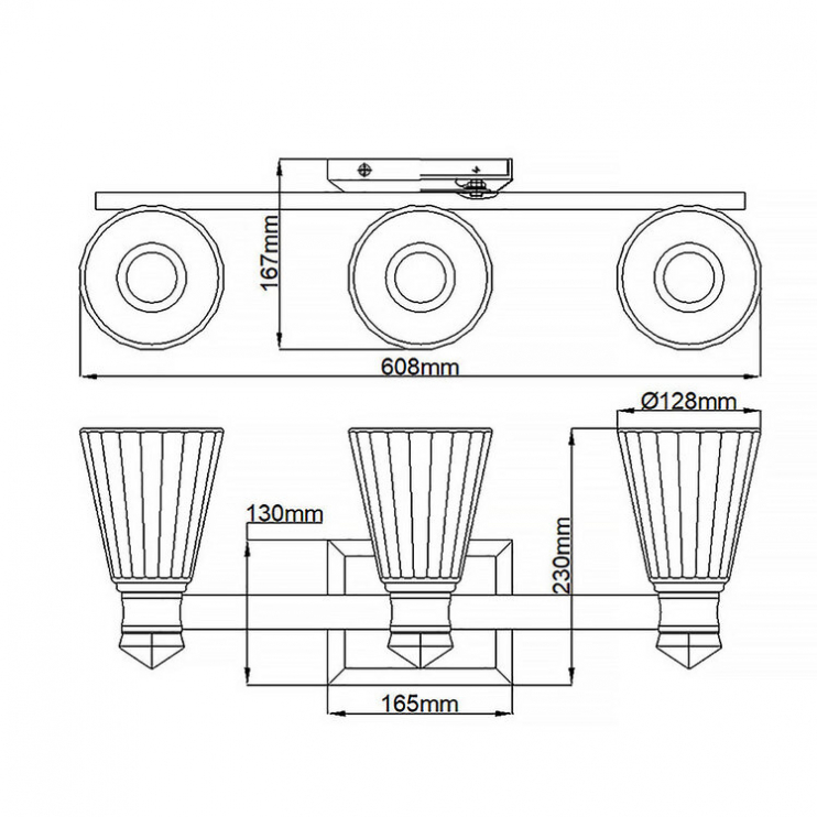 Kichler Kayva QN-KAYVA3-PN