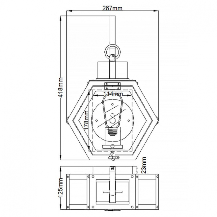 Quoizel Heath QN-HEATH-S-MB