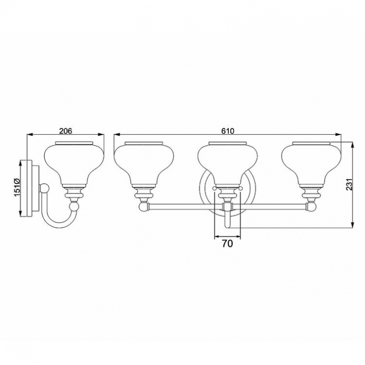 Hinkley Ainsley HK-AINSLEY3-BATH
