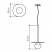 Accord Lighting Orbit QN-ORBIT-P-M-TEAK