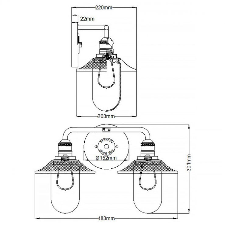 Hinkley Rigby QN-RIGBY2-BATH-AN