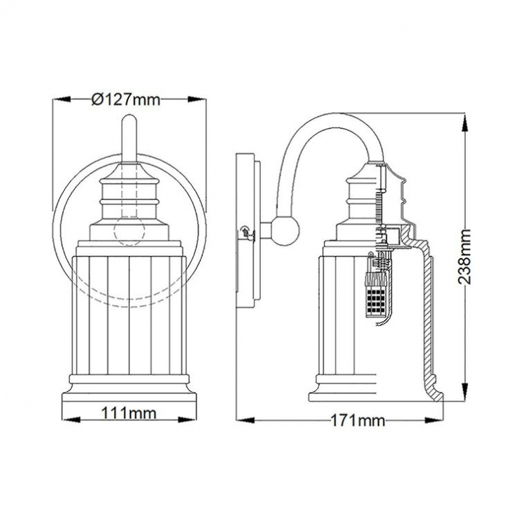 Quoizel Swell QZ-SWELL1-PC-BATH